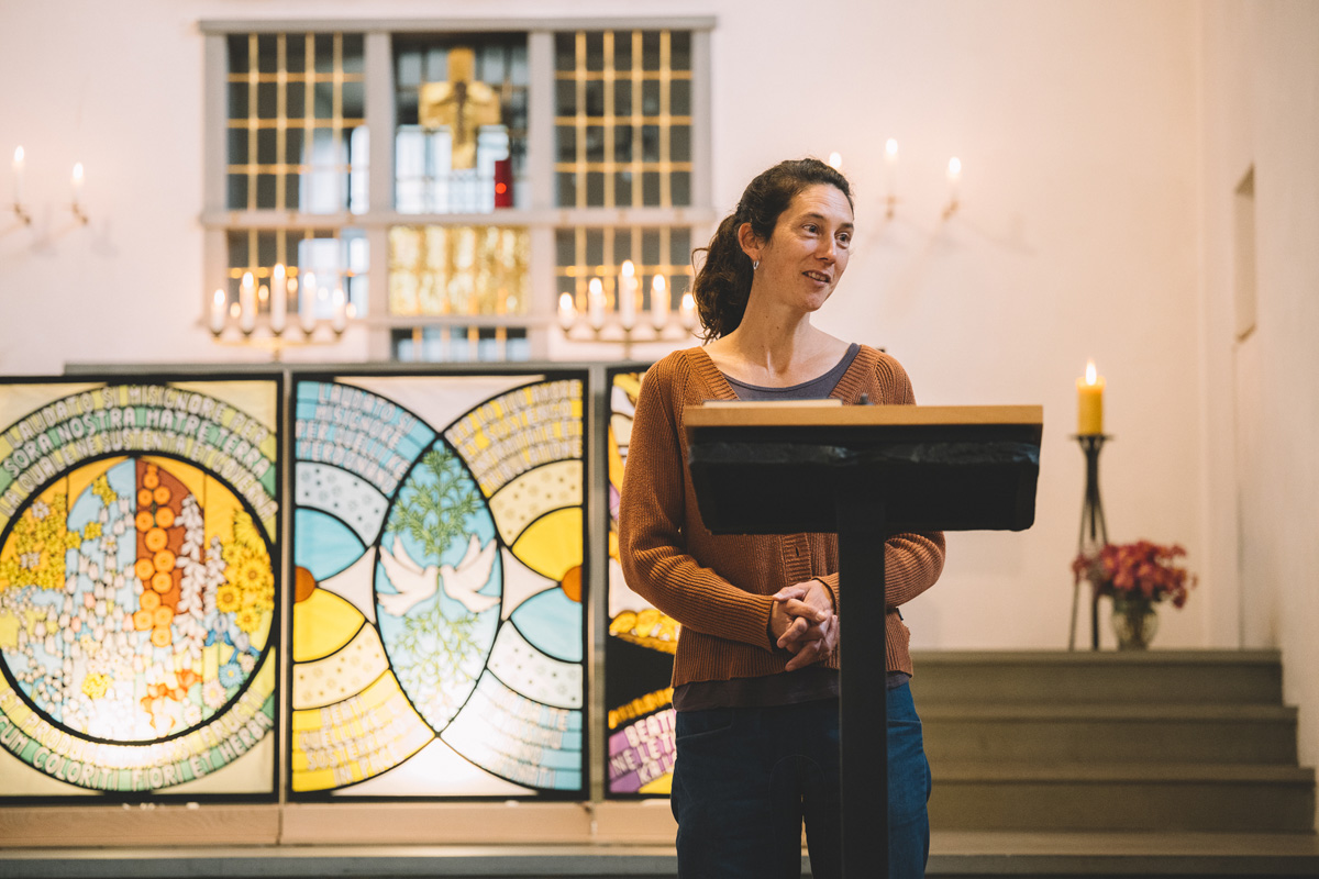 Johanna Brücker vom Betriebsleitungsteam des Kulturklosters