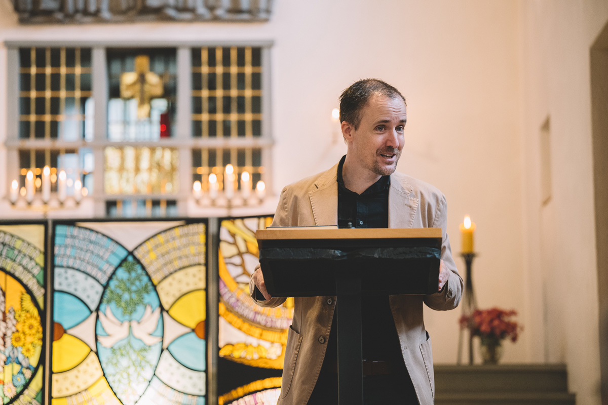 Ralph Aschwanden, sprach im Namen der urner Regierung zu den Gästen